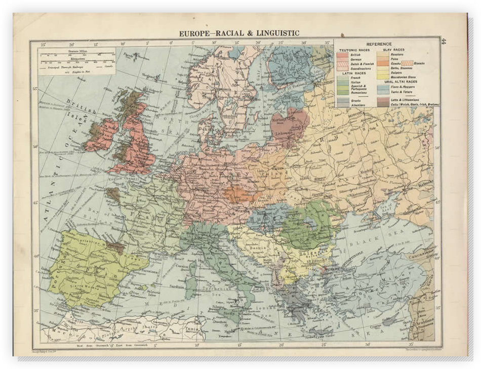 Русское единство на европейских этнографических картах Map-7s