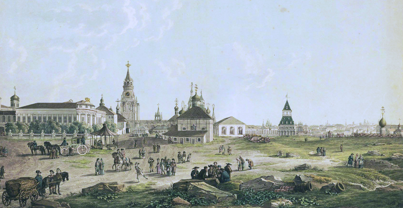 Го и россии 18 век. Луи Пьер Бишебуа Кремль. Москва 18 19 век.