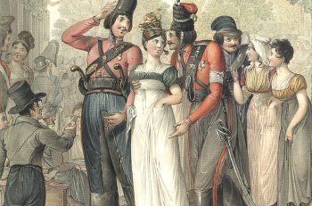 Вот что писал А. Я. Миркович: «На лейб-казаков женщины смотрели с любопытством, но сначала издали. Они боялись их, полагая, что мы северные варвары, а казаки совершенно дикие, с пленных сдирают кожу. Однако удостоверившись, что они ничуть не звери, а напротив, кротки и обходительны, они стали поближе их рассматривать и, видимо, любовались красотою и костюмами наших донских молодцов».