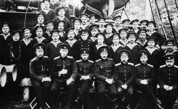 Команда ледокольного парохода «Таймыр». 1914 год